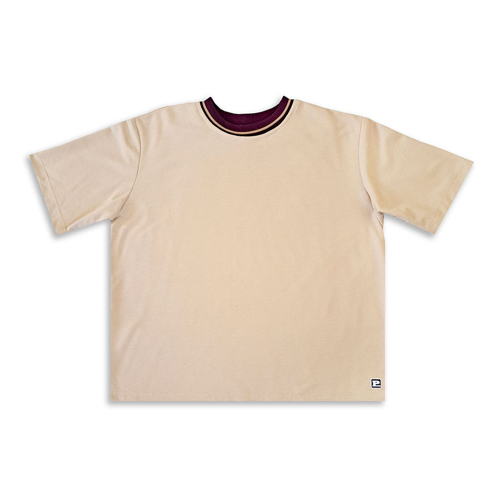 Tan Boxy Tee